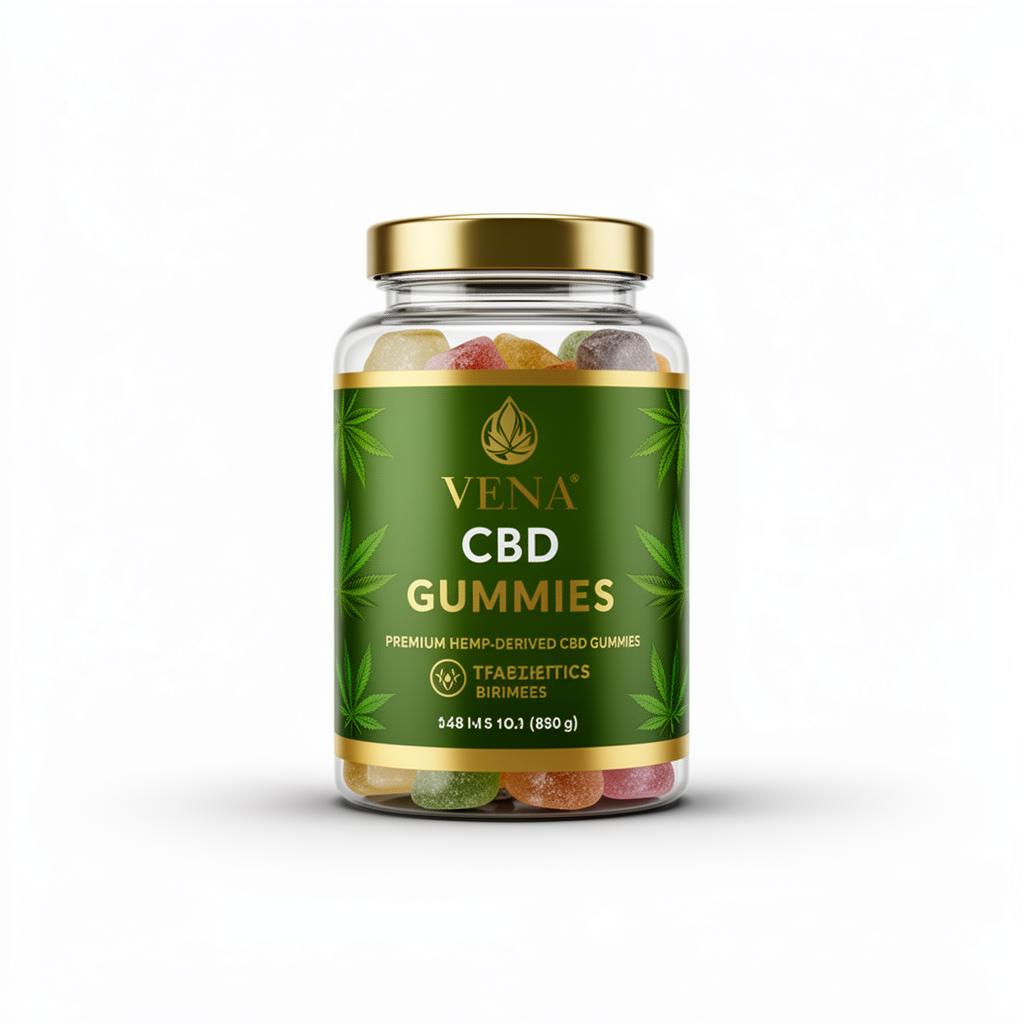 Vena CBD Gummies premium hemp-derived gummies bottle